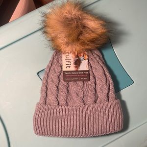 Girls Cute Knit Winter Hat
